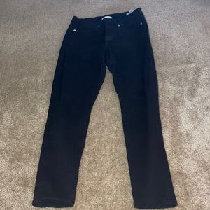 Good American Black Skinny Jeans Size: 10/30 Style CAGLC403